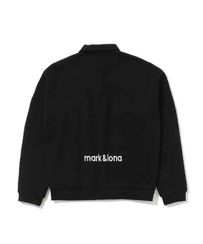 M GN CABLE PATTERN JERSEY LS POLO LR4IC10M