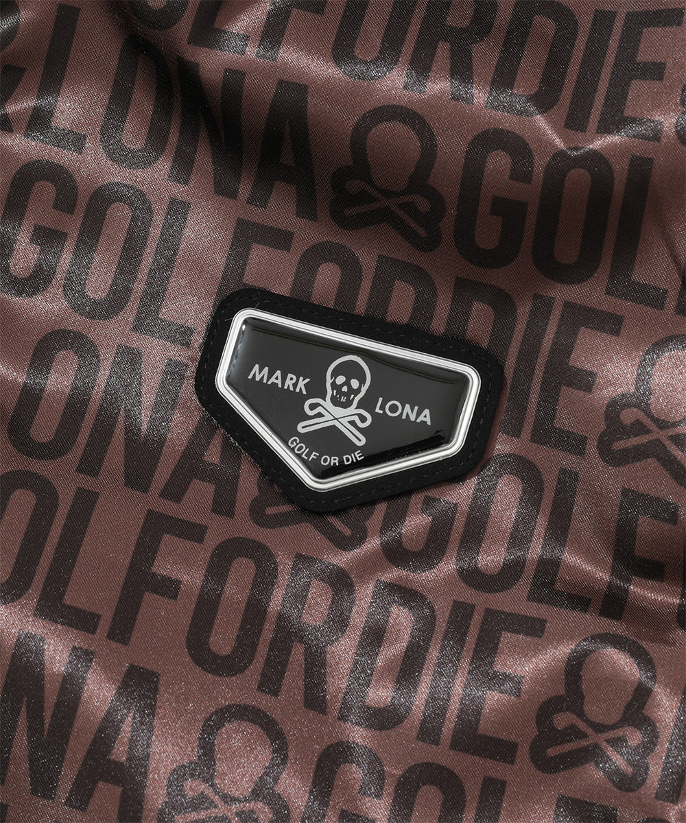 M GN LOGO PATTERN ZIP-UP VEST LR3IV01M