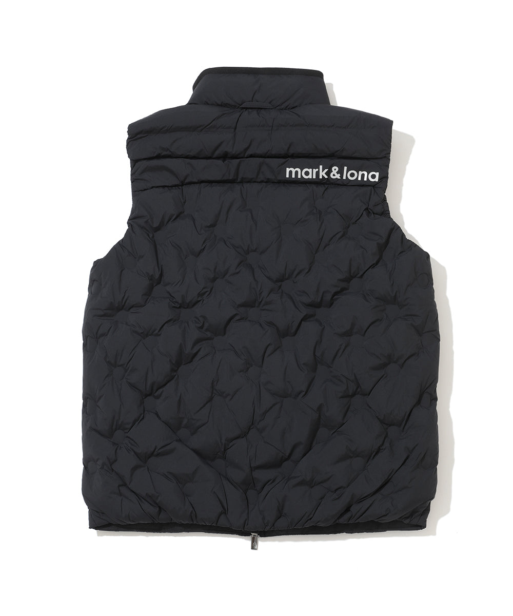M GN SQUARE QUILT DOWN VEST LR3IV04M