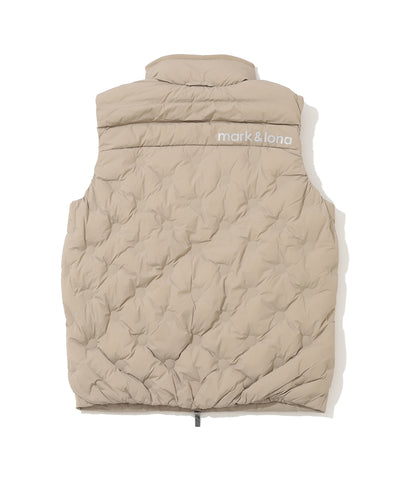 M GN SQUARE QUILT DOWN VEST LR3IV04M