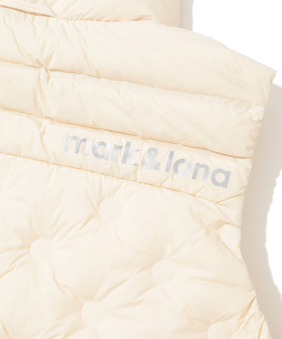 M GN SQUARE QUILT DOWN VEST LR3IV04M
