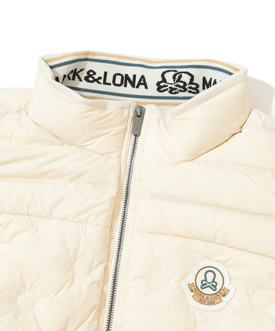 M GN SQUARE QUILT DOWN VEST LR3IV04M