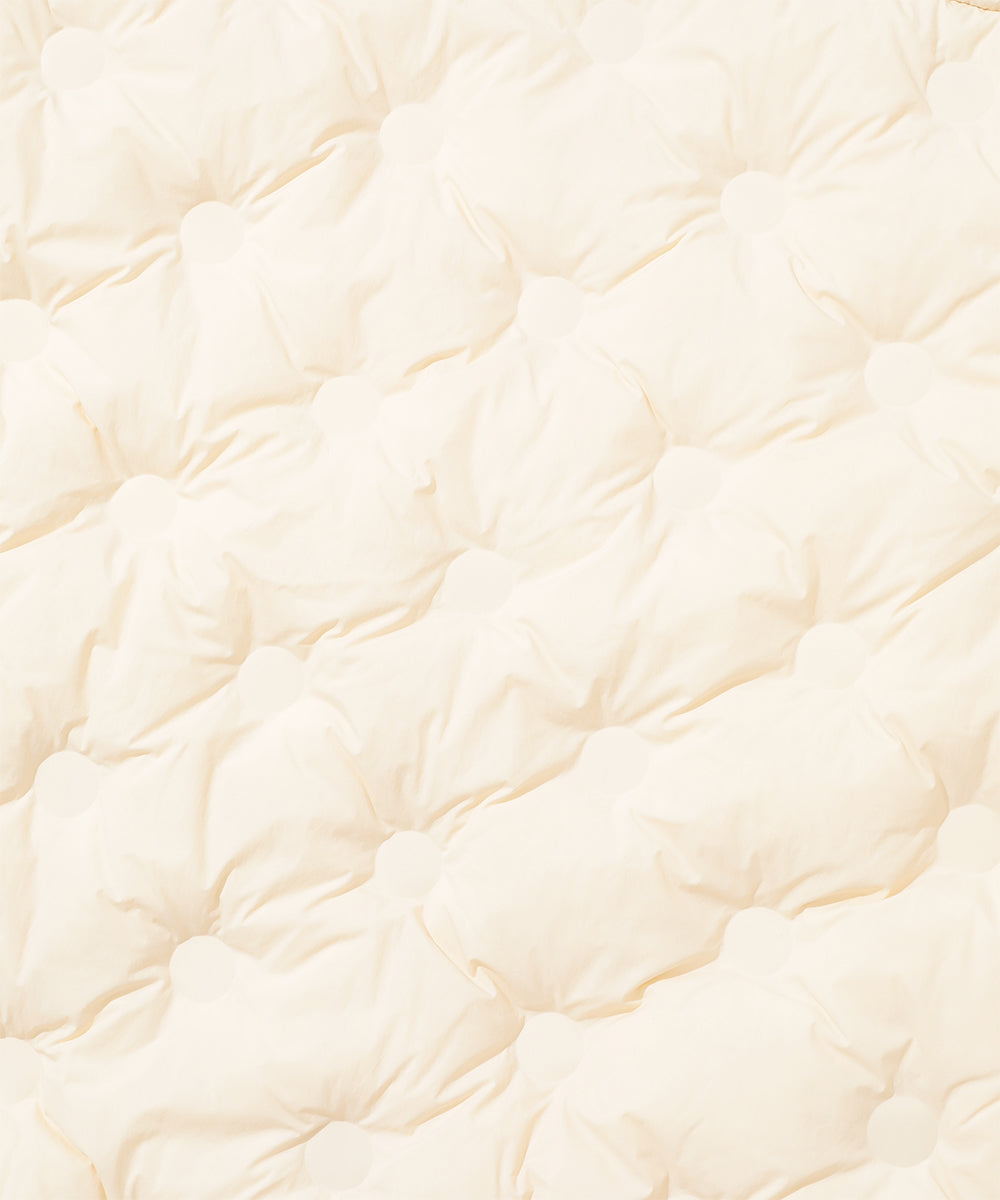 M GN SQUARE QUILT DOWN VEST LR3IV04M