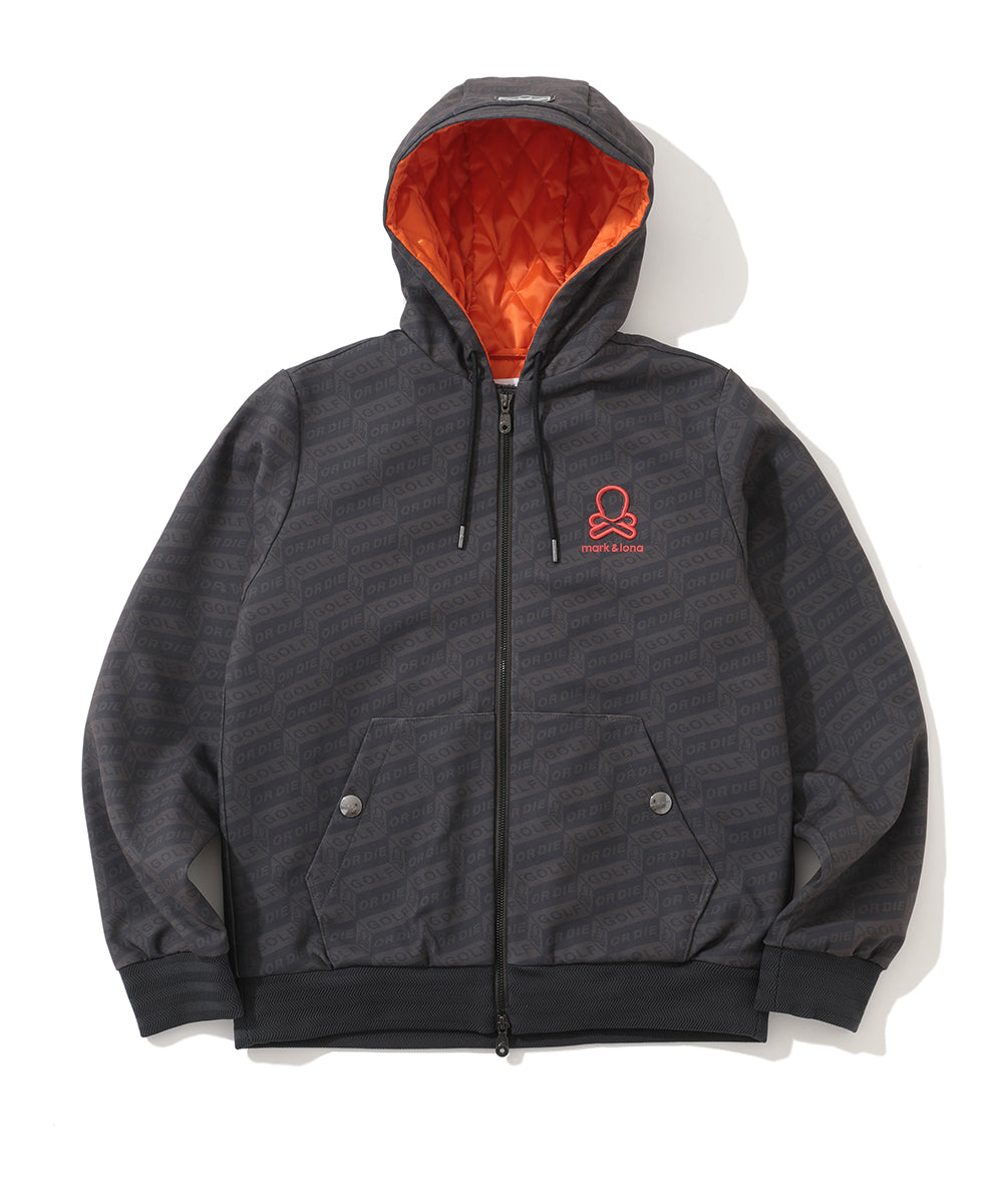 M GN BLOCK PATTERN HOODIE JACKET LR4ID06M