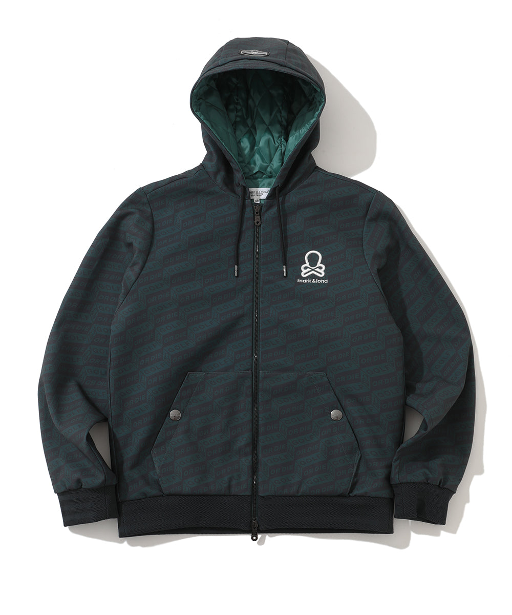 M GN BLOCK PATTERN HOODIE JACKET LR4ID06M