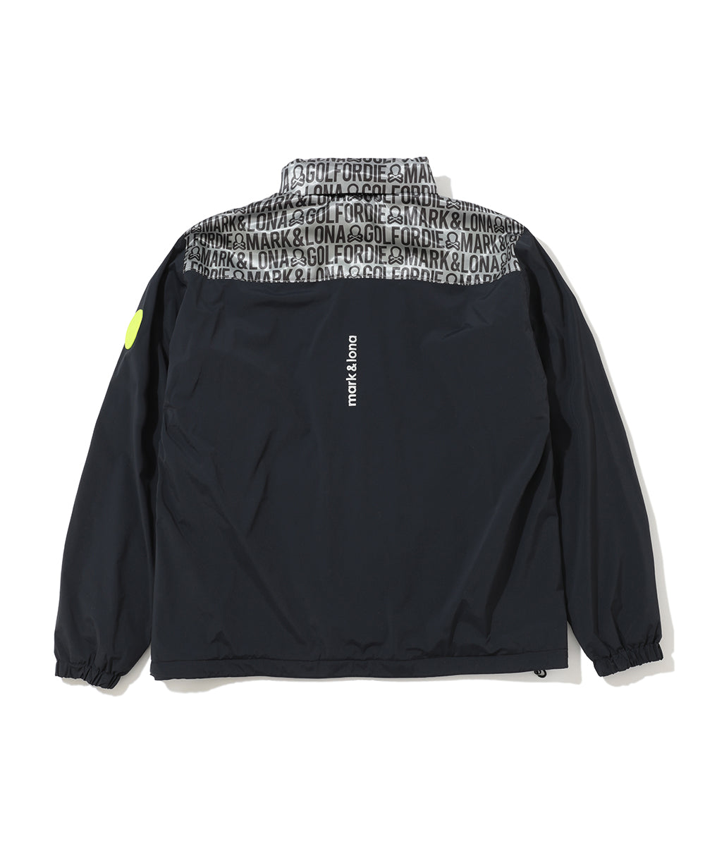 M GN LOGO PATTERN LS HALF-ZIP ANORAK LR4IC07M
