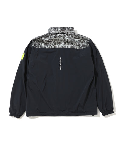M GN LOGO PATTERN LS HALF-ZIP ANORAK LR4IC07M