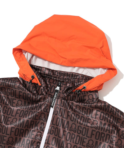 M GN LOGO PATTERN LS HALF-ZIP ANORAK LR4IC07M