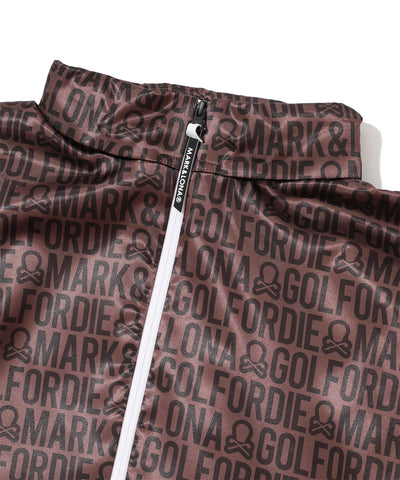 M GN LOGO PATTERN LS HALF-ZIP ANORAK LR4IC07M