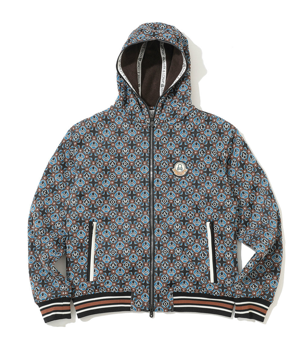 M GN GEOMETRIC PATTERN HOODIE JACKET LR4ID08M