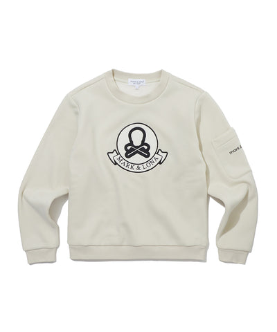 M GN BLANK SKULL JERSEY CREW LR4IC11M