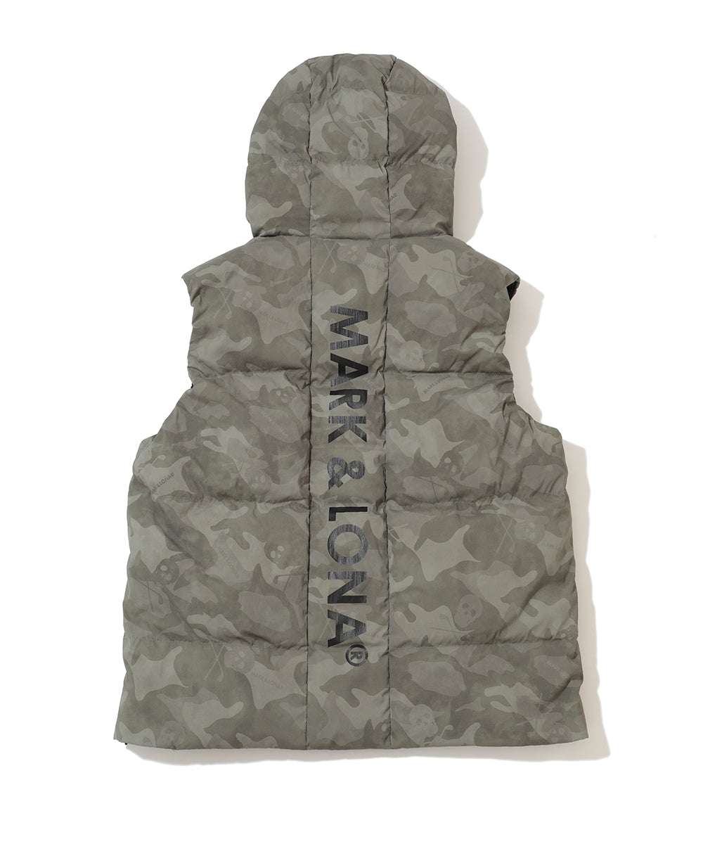 M GN CAMO PATTERN DOWN VEST LR4IV12M