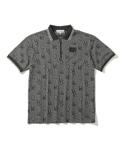 M GN GOLF PATTERN SS POLO LR3IX02M