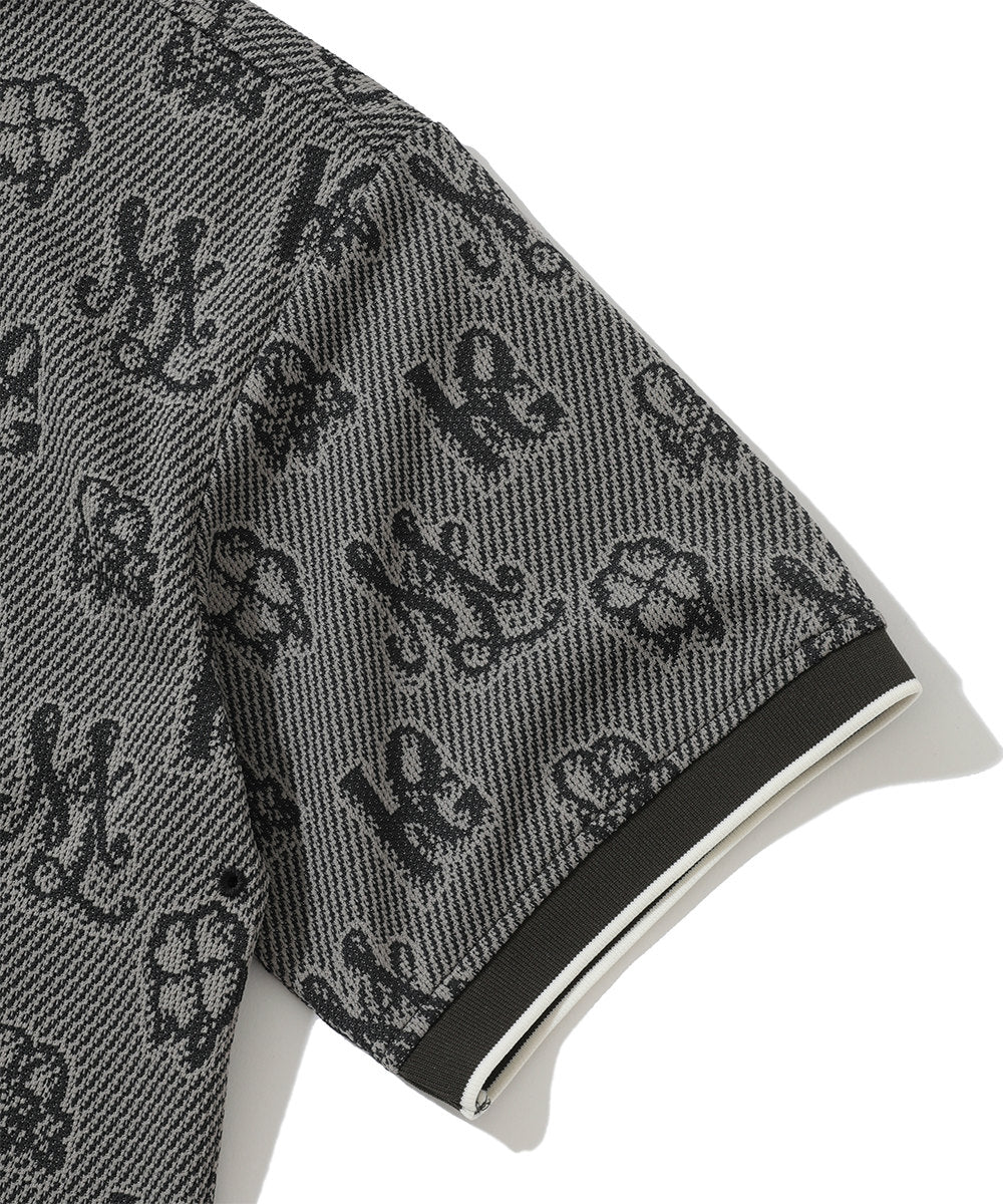 M GN GOLF PATTERN SS POLO LR3IX02M