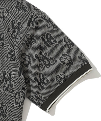 M GN GOLF PATTERN SS POLO LR3IX02M