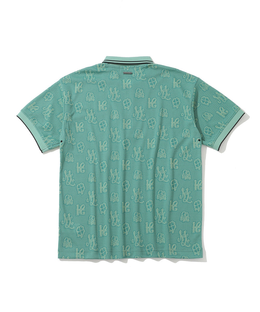 M GN GOLF PATTERN SS POLO LR3IX02M