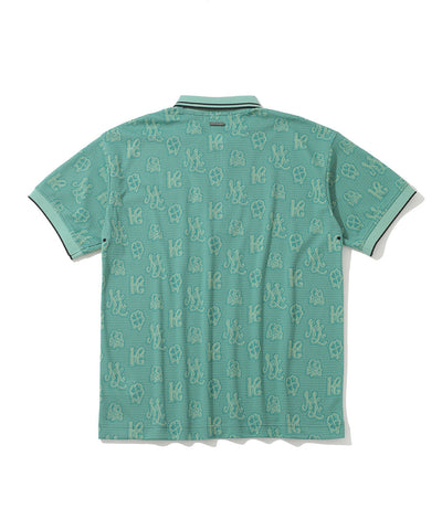 M GN GOLF PATTERN SS POLO LR3IX02M