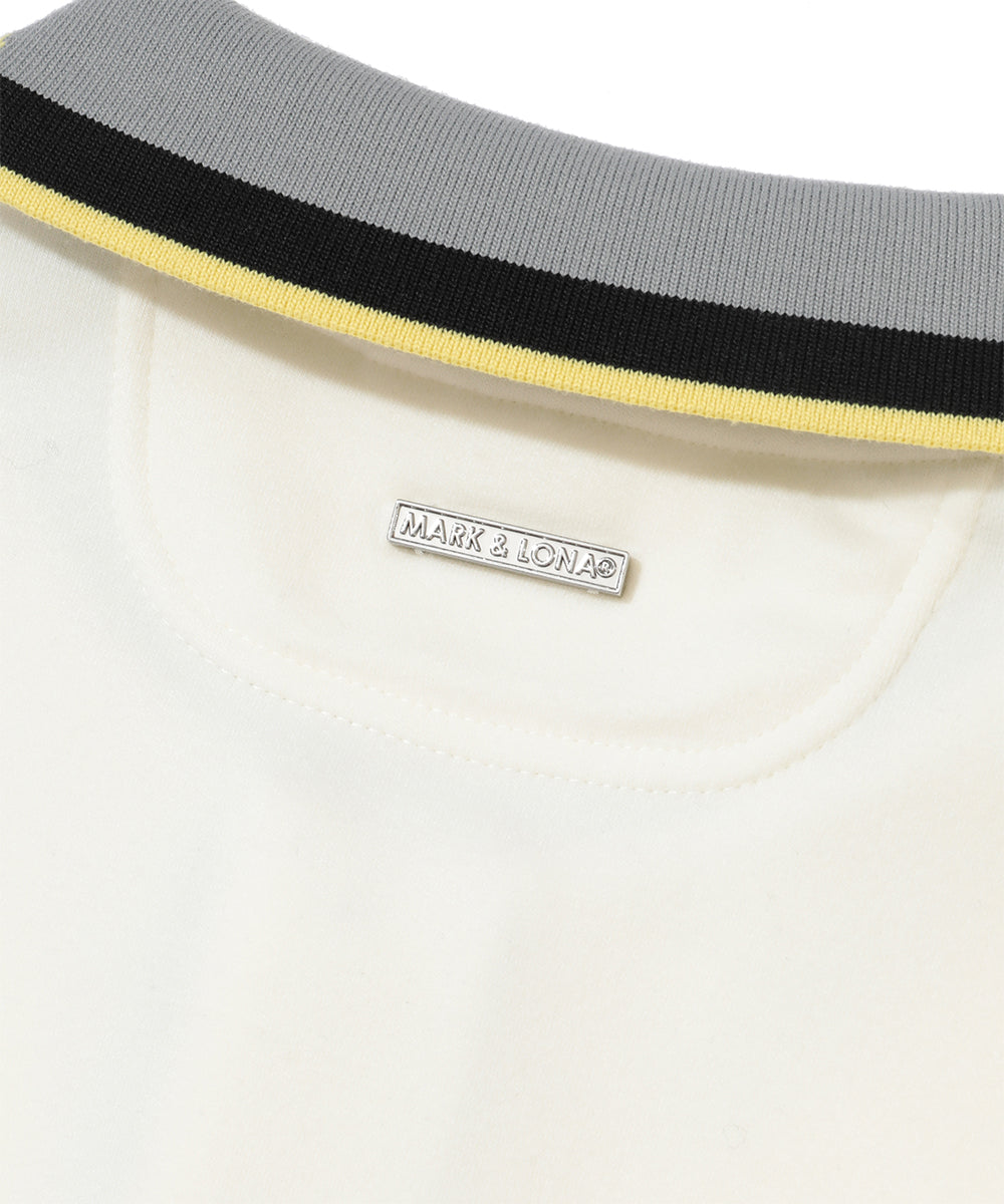 M GN COLLAR & SLEEVE LOGO POINT LS POLO LR3IP06M