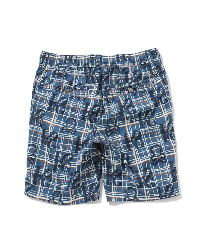 M GN CHECK PATTERN SHORTS LR3IF02M