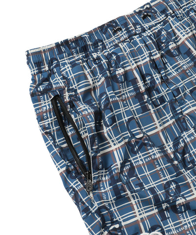 M GN CHECK PATTERN SHORTS LR3IF02M