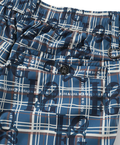 M GN CHECK PATTERN SHORTS LR3IF02M