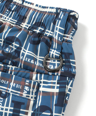 M GN CHECK PATTERN SHORTS LR3IF02M