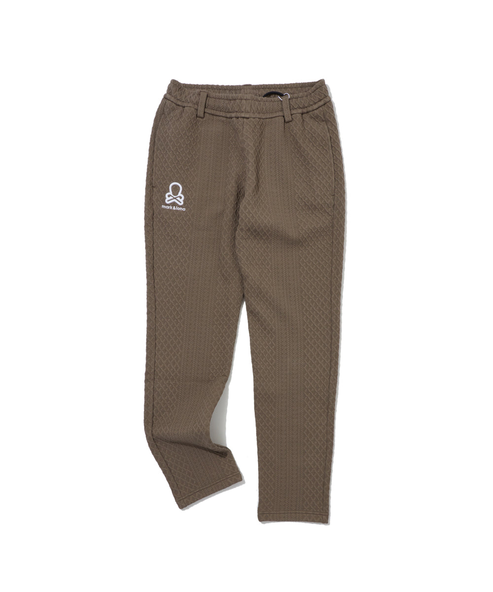M GN CABLE PATTERN JERSEY PANTS LR4IT16M