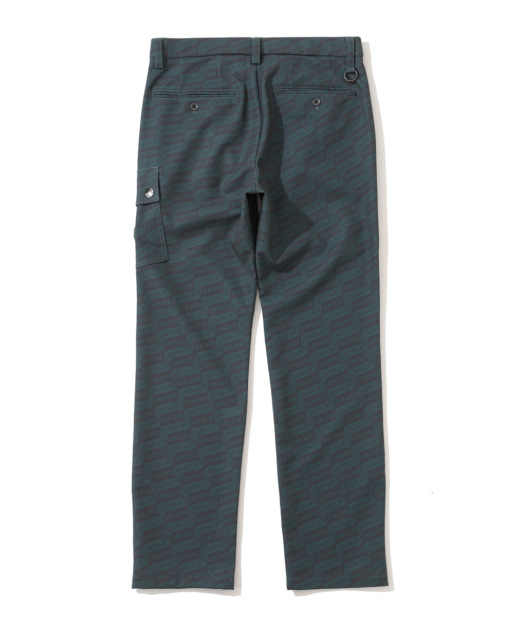 M GN BLOCK PATTERN CARGO PANTS LR4IT17M