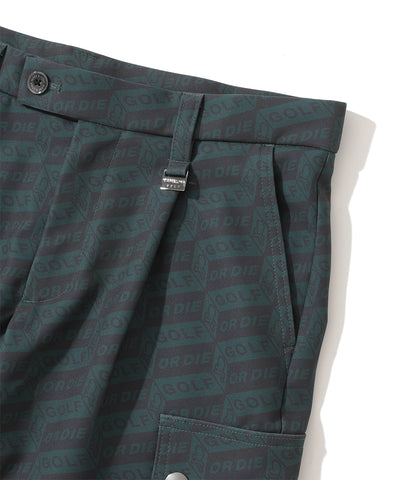 M GN BLOCK PATTERN CARGO PANTS LR4IT17M