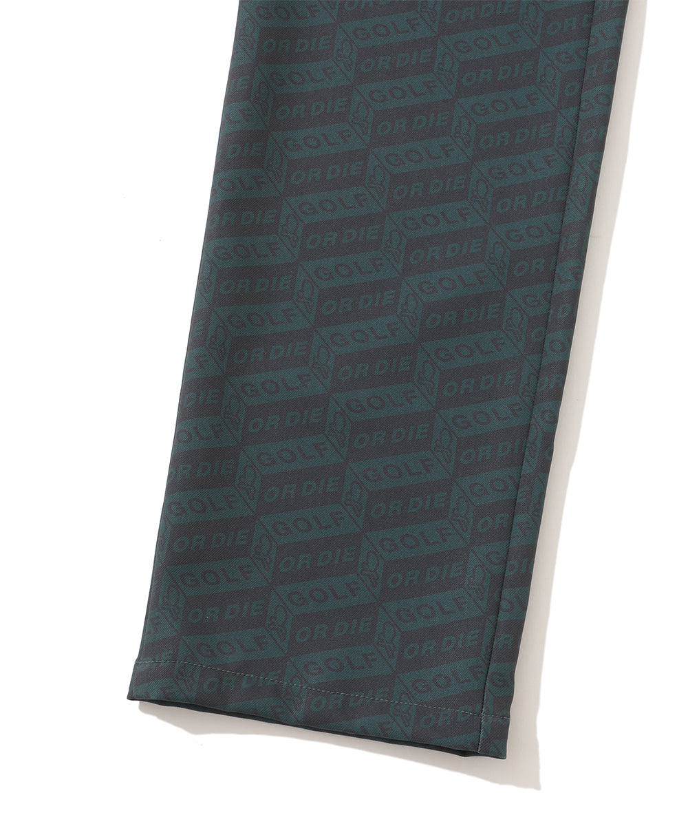 M GN BLOCK PATTERN CARGO PANTS LR4IT17M