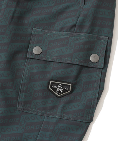 M GN BLOCK PATTERN CARGO PANTS LR4IT17M