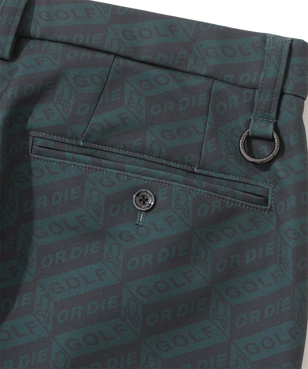 M GN BLOCK PATTERN CARGO PANTS LR4IT17M