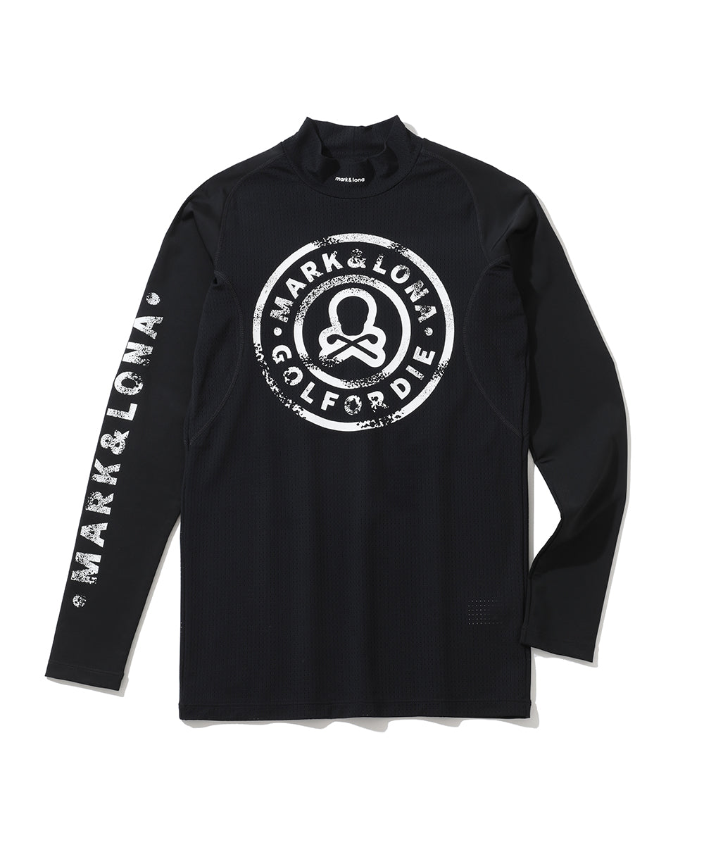 M GN BIG CIRCLE SKULL MOCK-NECK LS T-SHIRTS LR3IU01M