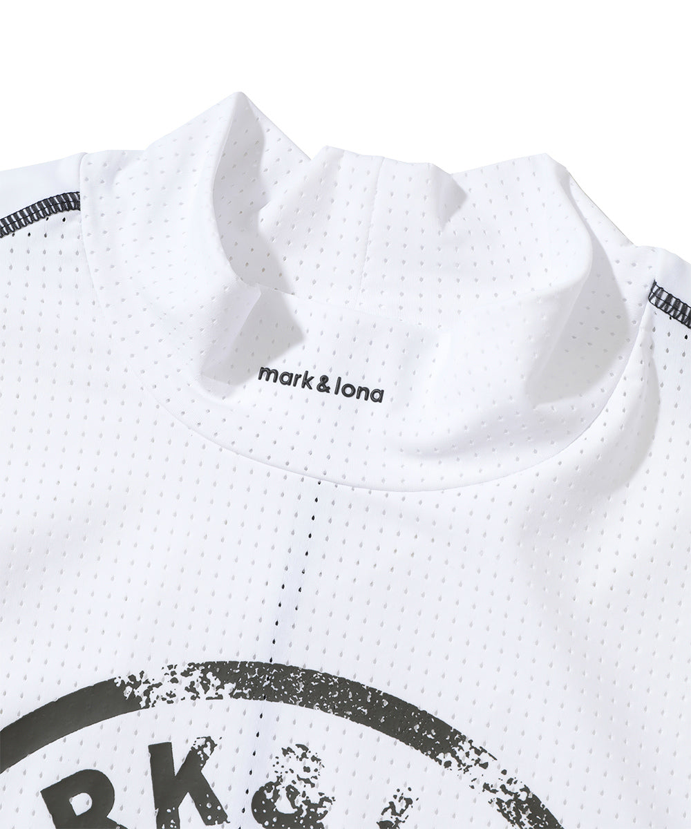 M GN BIG CIRCLE SKULL MOCK-NECK LS T-SHIRTS LR3IU01M