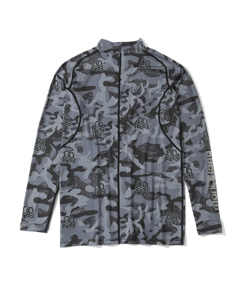 M GN CAMO PATTERN MOCK-NECK LS T-SHIRTS LR3IU02M
