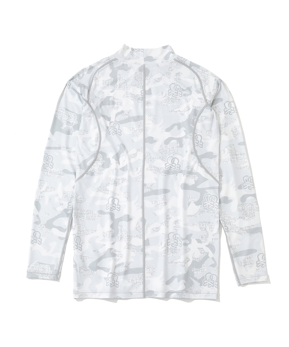 M GN CAMO PATTERN MOCK-NECK LS T-SHIRTS LR3IU02M