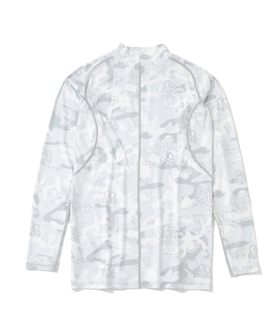 M GN CAMO PATTERN MOCK-NECK LS T-SHIRTS LR3IU02M