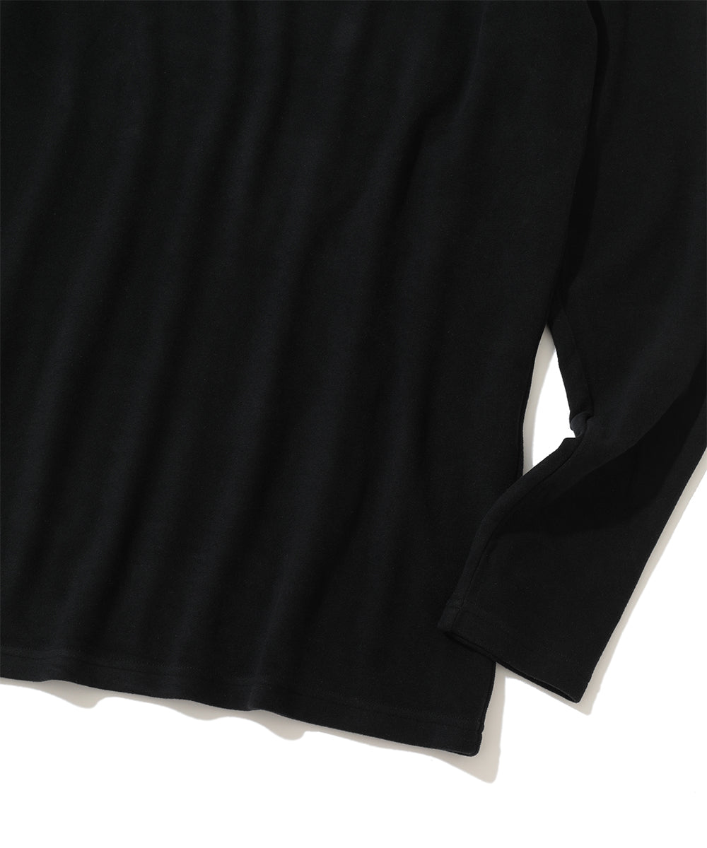 M GN CIRCLE LOGO MOCK-NECK LS T-SHIRTS LR3IU03M