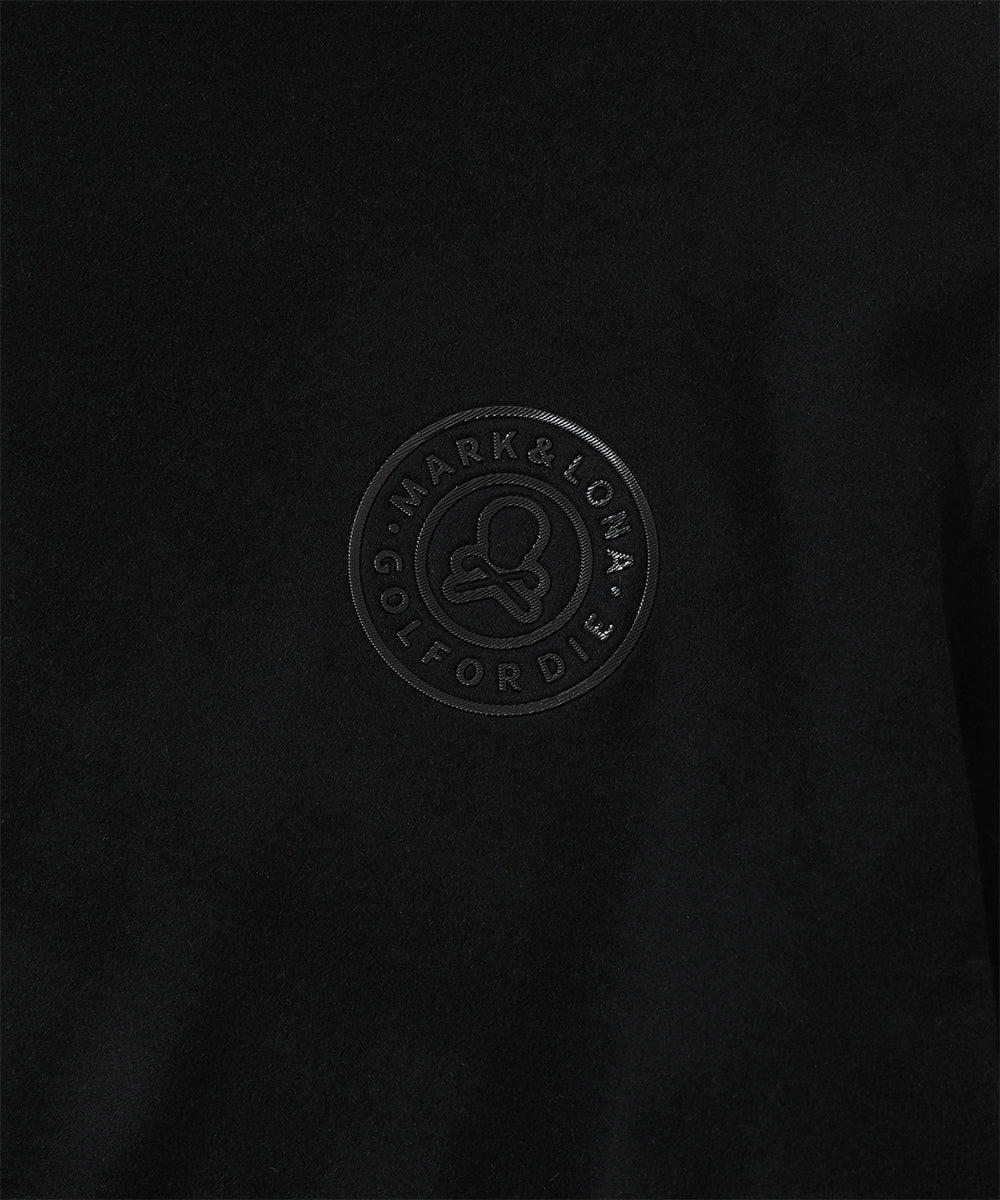 M GN CIRCLE LOGO MOCK-NECK LS T-SHIRTS LR3IU03M