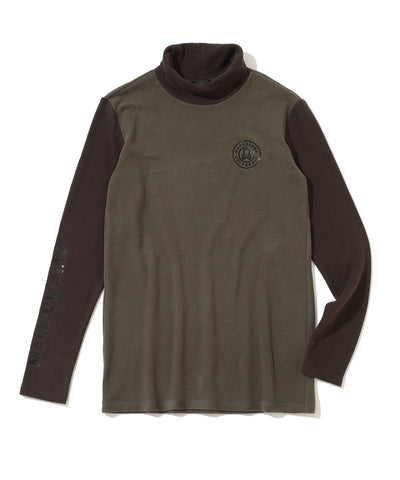 M GN CIRCLE LOGO MOCK-NECK LS T-SHIRTS LR3IU03M