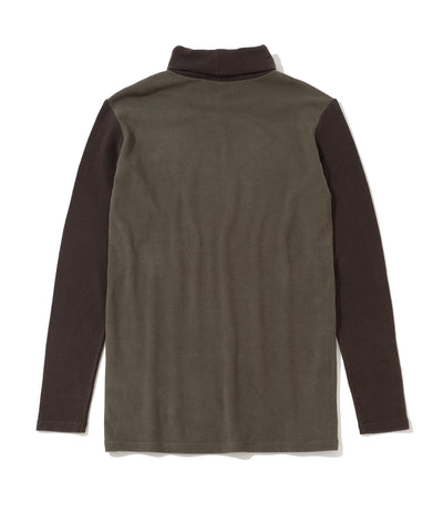 M GN CIRCLE LOGO MOCK-NECK LS T-SHIRTS LR3IU03M