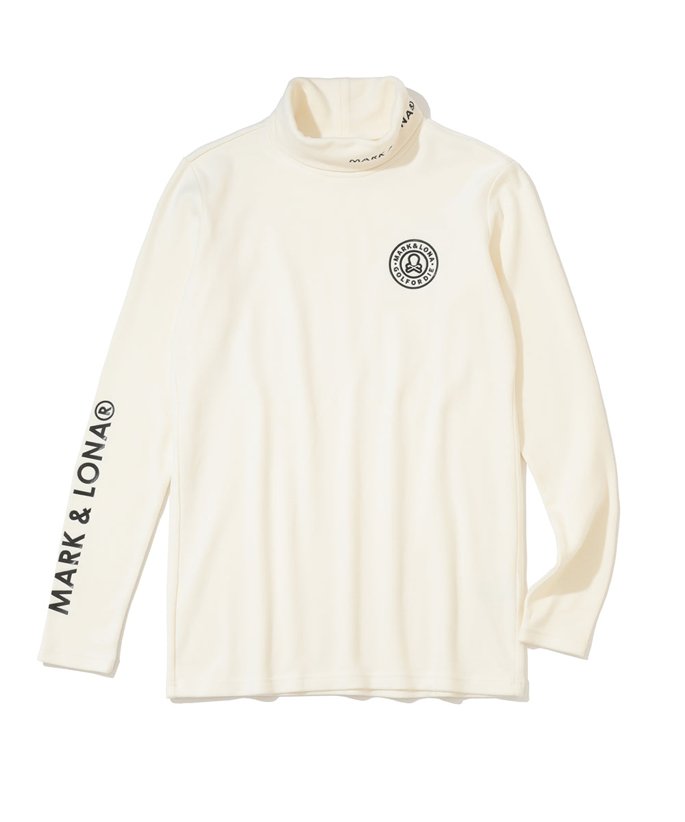 M GN CIRCLE LOGO MOCK-NECK LS T-SHIRTS LR3IU03M
