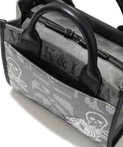 U GN SKULL & LOGO MIX PATTERN TOTE BAG LQ1ZQ32U