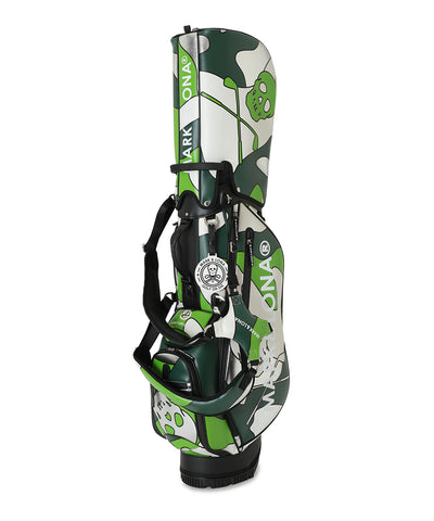 U GN BIG SKULL & CAMO MIX PATTERN CADDIE BAG LQ3ZC01U