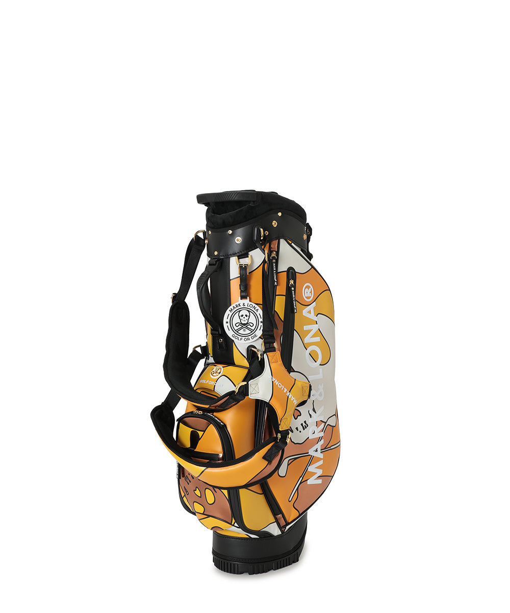 U GN BIG SKULL & CAMO MIX PATTERN CADDIE BAG LQ3ZC01U