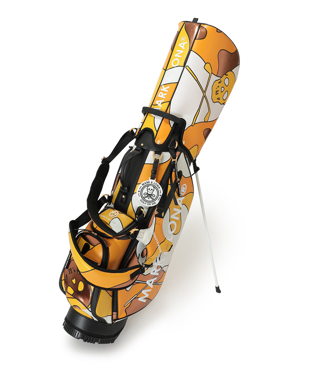 U GN BIG SKULL & CAMO MIX PATTERN CADDIE BAG LQ3ZC01U