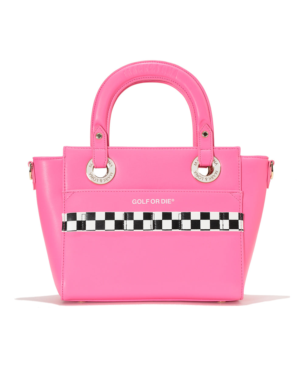 U GN BIG LOGO POINT SYNTHETIC LEATHER CART BAG LR1ZQ22U