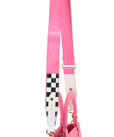 U GN BIG LOGO POINT SYNTHETIC LEATHER CART BAG LR1ZQ22U