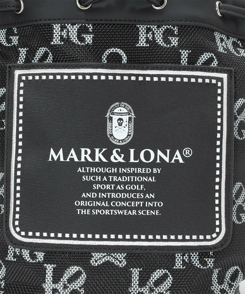 U GN GOLF X SKULL PATTERN SYNTHETIC LEATHER POCKET CART BAG LR2ZQ33U