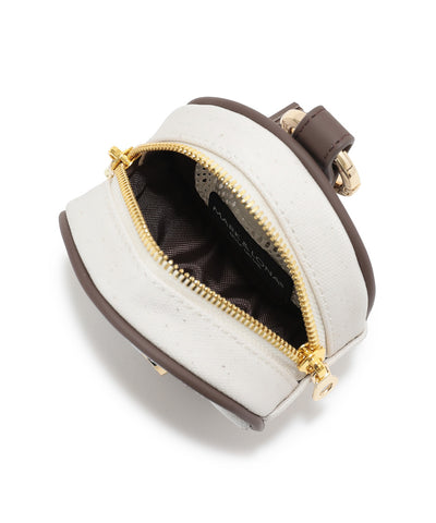 U GN GOLF X SKULL PATTERN SYNTHETIC LEATHER BALL POUCH LR2ZO34U